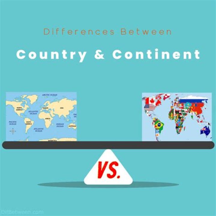 What is the Difference Between Country and Continent